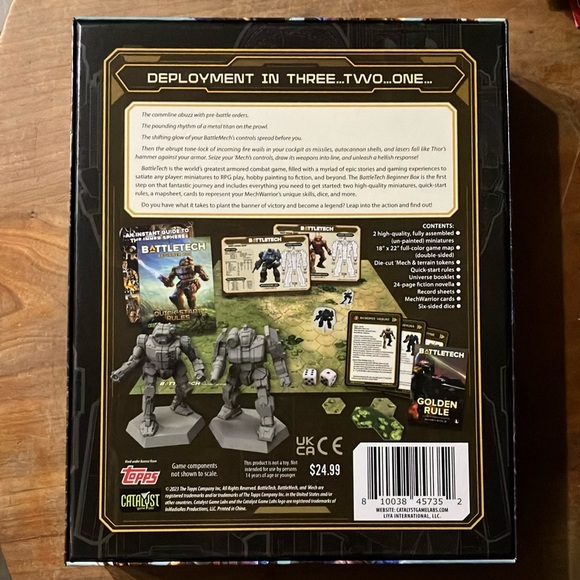 New Open Box Battletech Beginner Box by Catalyst Game Labs - Picture 2 of 16